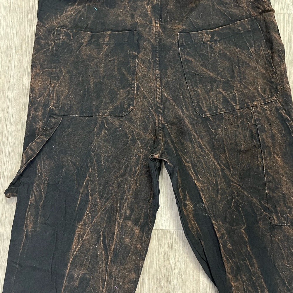 228–Trendy Brown/Black Overalls for Women - Picture 3 of 3